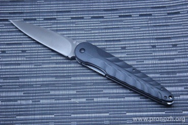 Складной нож Hikari Knives, Tactical Mino Kami, Black G-10 Handles, Satin Finish ATS-34 Steel