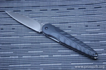   Hikari Knives, Tactical Mino Kami, Black G-10 Handles, Satin Finish ATS-34 Steel