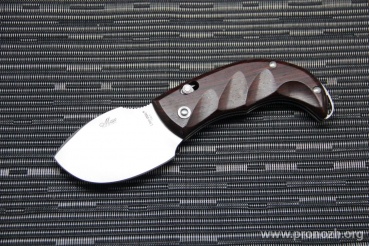 C  Lion Steel Folding Skinner, Satin Finish Blade, Cocobolo Wood Handle