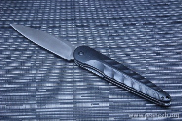 Складной нож Hikari Knives, Tactical Mino Kami, Ebony Wood Handles, Satin Finish D2 Tool Steel