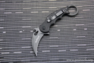   Fox Karambit Flipper, Black Blade, Black G-10