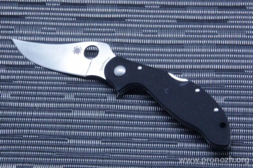   Spyderco  Persian 2, Satin Finish Blade, VG-10 Steel, Black G-10 Handle