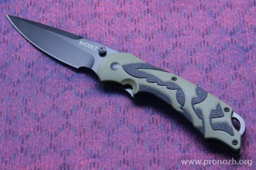   CRKT Moxie, Green / Black Handle