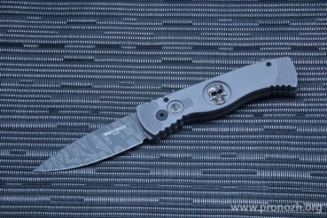    Pro-Tech Tactical Response 2 Skull Custom Special Grey (Chad Nichols Damascus)