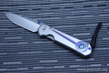   Chris Reeve Large Sebenza 21 Unique Graphic, Opal Mosaic Triplet Cabochon