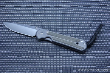   Chris Reeve Large Sebenza 21, Black Canvas Micarta Inlays