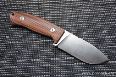   Lion Steel M-3, Satin Finish Blade, Santos wood Handle