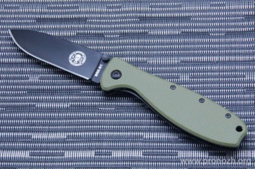   ESEE  Zancudo, Black Blade, AUS 8A Steel, Olive Drab Green GRN Handle