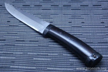   Maruyoshi Makiri-Shoto by Saji Takeshi, Shirogami San-Mai, Black Urushi Lacqueared Oak Wood