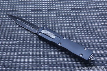 Автоматический складной нож фронтального выброса Microtech Dirac D/E, Black Standard