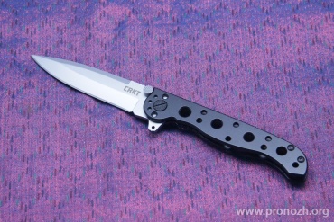   CRKT Kit Carson M16, Spear Point, Bead Blast Blade, Steel Handle