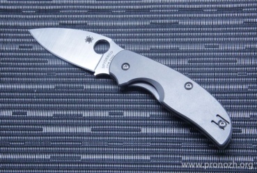   Spyderco Sage 2, Satin Finish Blade, Titanium Handle