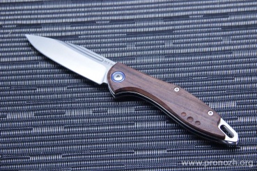   MKM Knives  Fara, Satin Finish Blade, Santos Wood  Handle